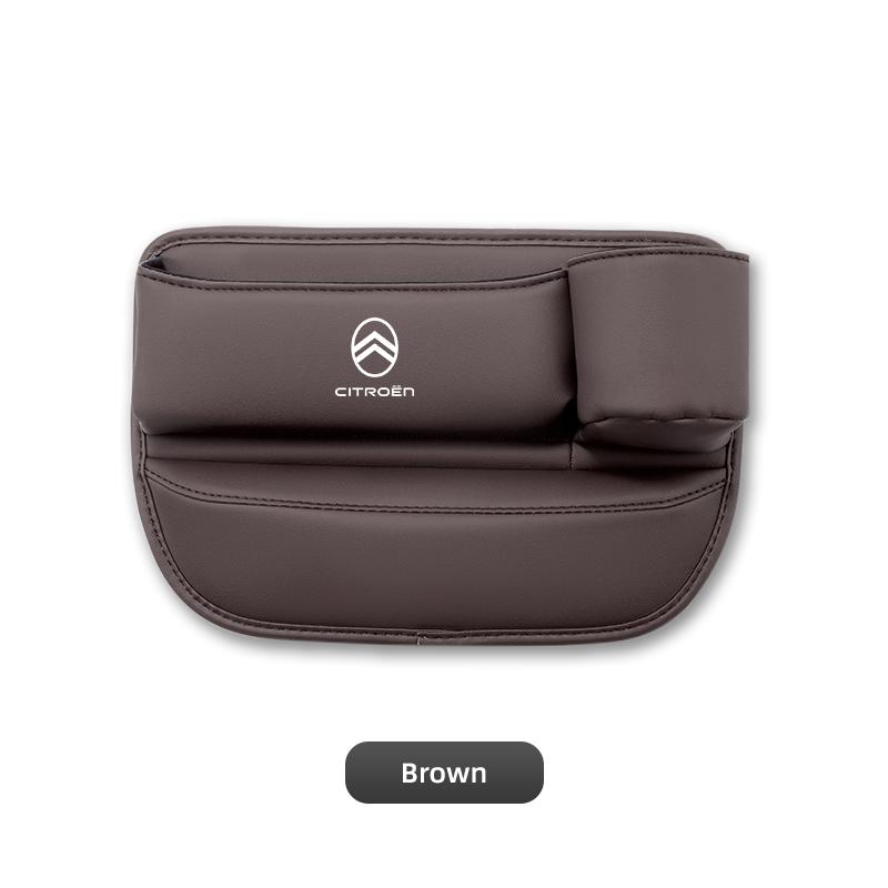 PJHC7 Car Seat Organizer Gap Filling Storage Box For Citroen C5X C3 C4 Aircross Picasso Cactus Celysee e-C3 e-C4 C6 C1 C2 Berlingo