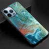 Модный чехол для телефона Art Marble для Iphone 14 13 11 12 Pro Max Mini Xs Xr X 7 8 6s Plus Se 2022, чехол из закаленного стекла, бампер Fundas
