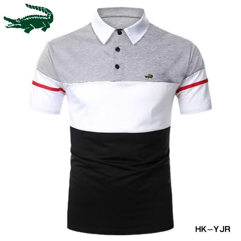2024 весна/лето, новая мужская брендовая быстросохнущая рубашка-поло с вышивкой, влагоотводящая рубашка-поло