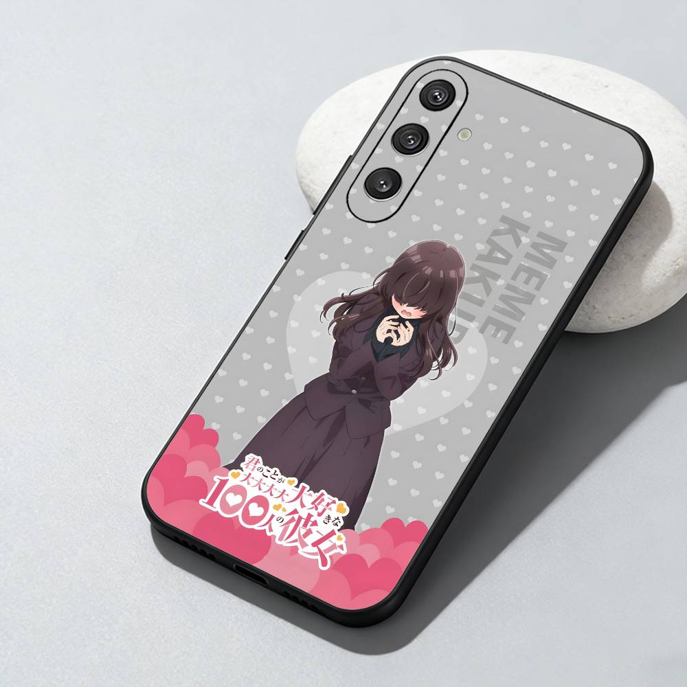 100GF REALLY Love You Anime Phone Case For Samsung Galaxy A73,A72,A71,A70,A52,A51 Others Soft Black Cover