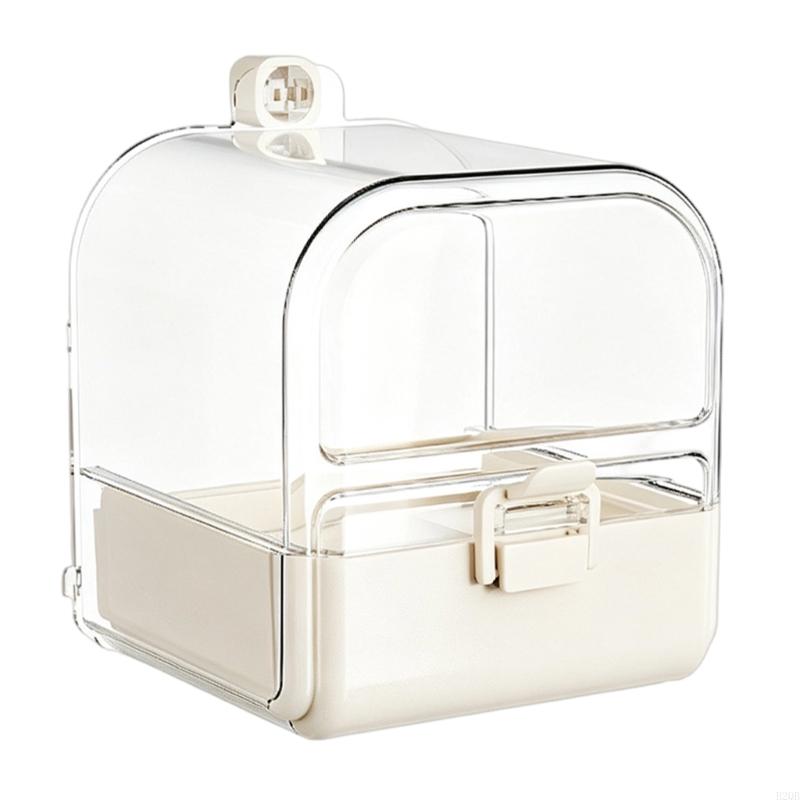 Small Bird Hanging Bath and Accessory for Birdcages, Cage Station for Companion Birds and Indoor Cage Use