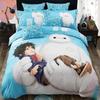 Большой белый пододеяльник наволочка постельное белье комплект мальчик девочка украшение для спальни детский подарок односпальный двуспальный большой размер застежка-молния пододеяльник