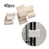 40 Pieces Door Lock Buckle, Pet Playpen DIY Assembly, Cage Wire Crate Fence Fixing Clips for