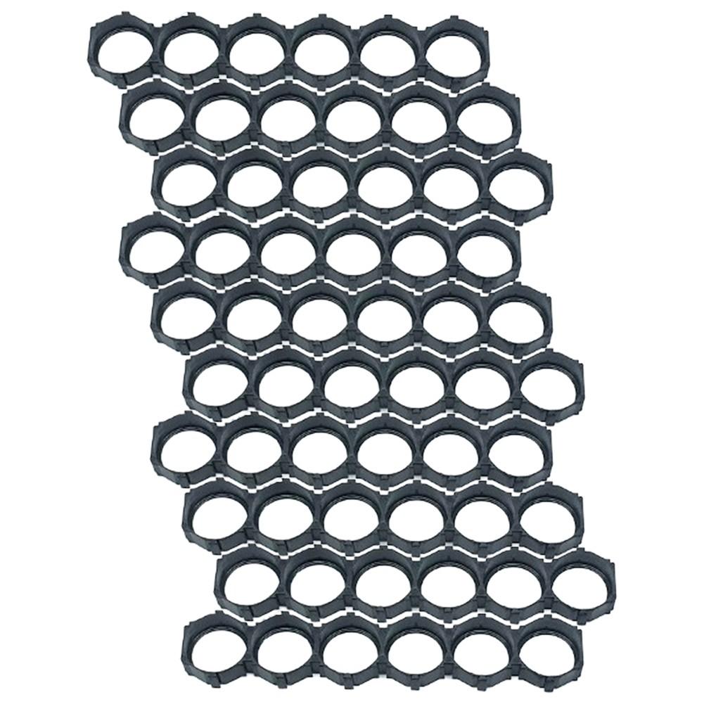 10pcs For 21700 Cell Holder Brackets Plastic Frame ABS+PC Black Design