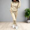 2 Piece Outfits for Women Long Sleeve Pullover Hoodie Sweatshirts Jogger Pants Set Fall Casual Tracksuit Lounge Set