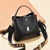 Bags Women's Broadband Messenger Bag 2025 New Trendy Fashion Large Capacity Bucket Bag Women's Shoulder Bag Women's Bag