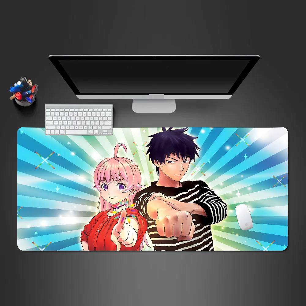 Коврик для мыши Anime W-Witch Watch, коврик для стола с подкладкой, игровые аксессуары, Prime Gaming XXL, подкладка для клавиатуры, амортизирующий коврик