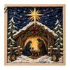 Holiday Craft Kits for Kids 3D Christian Fabric Poke Art Kit Adults, Faith Inspired Handmade Religious Gifts Kit, DIY Christmas Wall Gift Activity