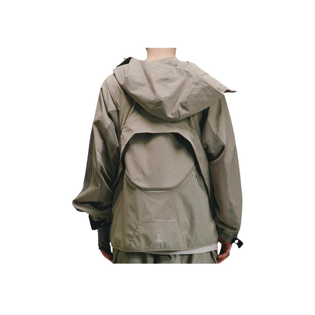 Adidas Куртка унисекс с однотонным капюшоном Originals X Hamcus, серебристо-серая, HY4195