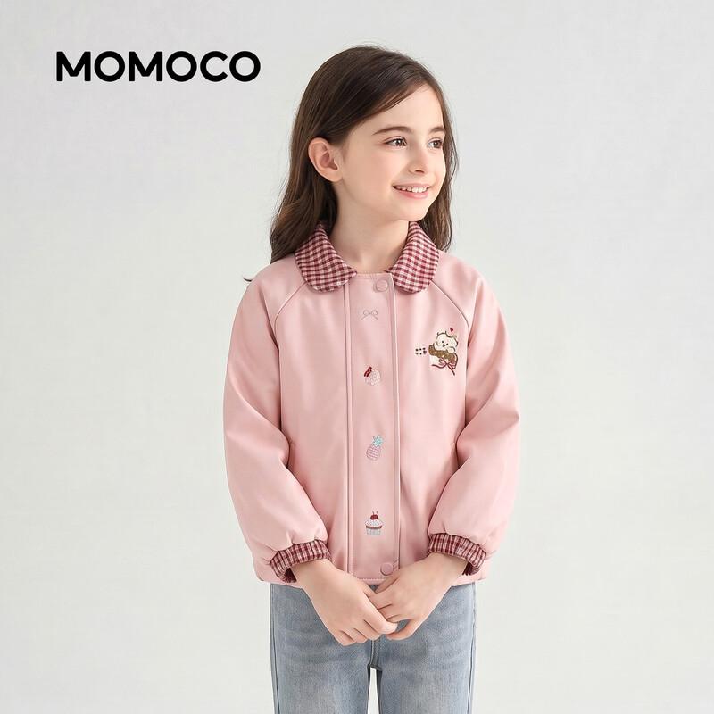 Сладкая куртка из искусственной кожи для девочек MOMOCO