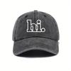 Urban daily personalized trend versatile baseball cap for both men and women,spring and summer urban design printed duckbill cap
