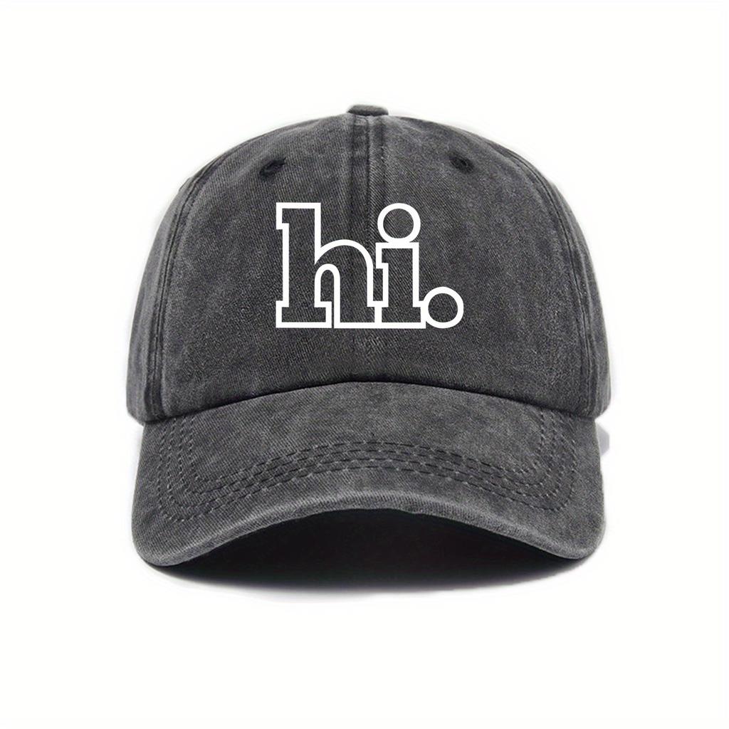 Urban daily personalized trend versatile baseball cap for both men and women,spring and summer urban design printed duckbill cap