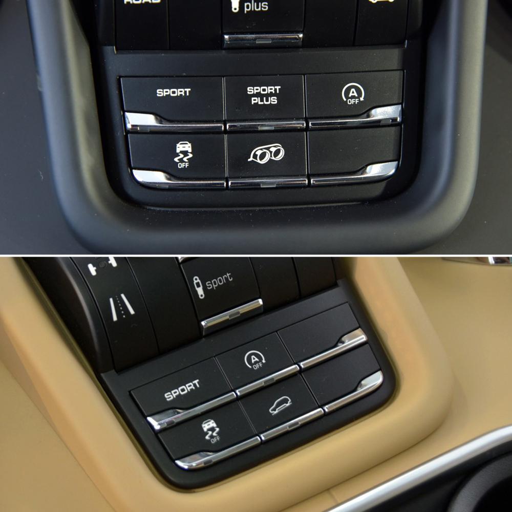 Автомобильная центральная консоль, режим привода, контроль тяги, многофункциональная спортивная кнопка для Porsche Cayenne 7P5 2010-2018