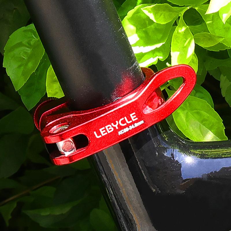 Mountain Bike Quick Release Seat Tube Clamp Road Bicycle 34.9mm Seat Tube Clamp Seat Cushion Lock Seat Post Fixed Buckle(Red 31.8mm, Quick release se