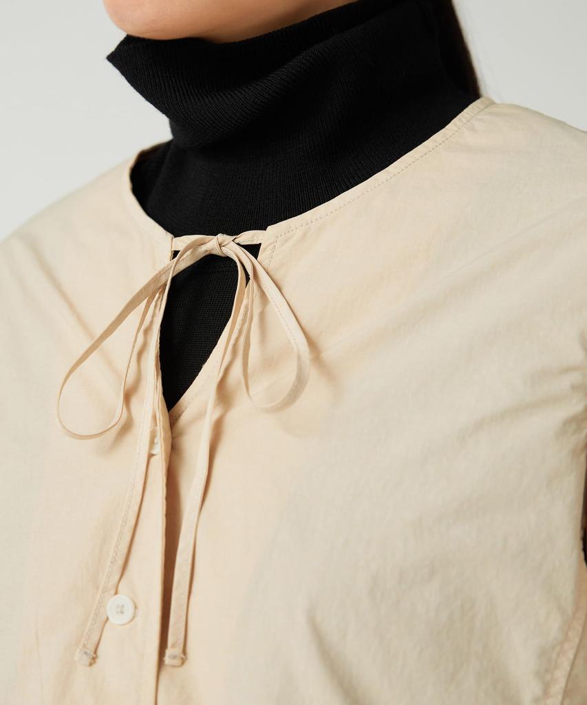 Snow Peak Garment Dyed Blouse Long Sleeve IVORY 3 SH-25AW001, Women's Top,