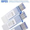 10PCS Lanthanated WL20 TIG Tungsten Electrode 1.0-4.0mm 175mmlength Metalworking