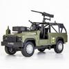 1/32 Land Rover Defender Alloy Reconnaissance Car Model Diecast Metal Military Combat Off-road Vehicles Armored Car Model Children Toy Gift