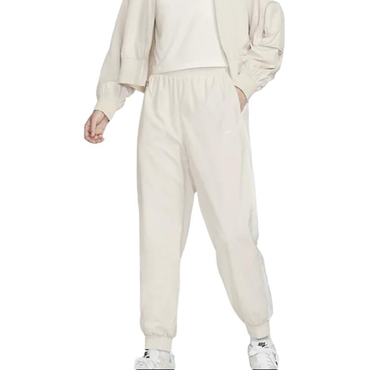 Nike Спортивные вязаные брюки женские светло-розовые FV7661-104