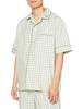 Gelato Pique HOMME Gingham Check Pajama Shirt