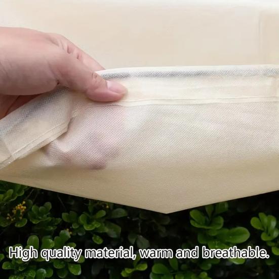 Yousheng Прямоугольный чехол для ящика для растений Зимний чехол для защиты от заморозков со шнурком Чехол для защиты от мороза для ящика для растений для приподнятой грядки Уличные растения