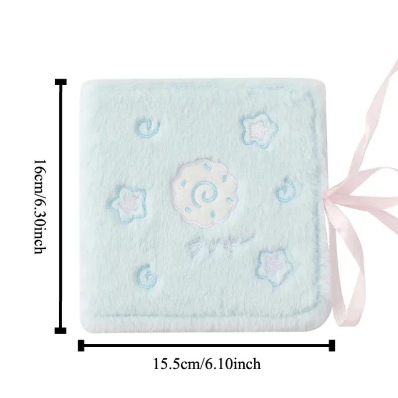 Kawaii Pink Plush Photo Album 3 Inch Kpop Card Fluffy A5 Photo Card Binder Cute Collection Book Fashion Girl Gift Wholesales