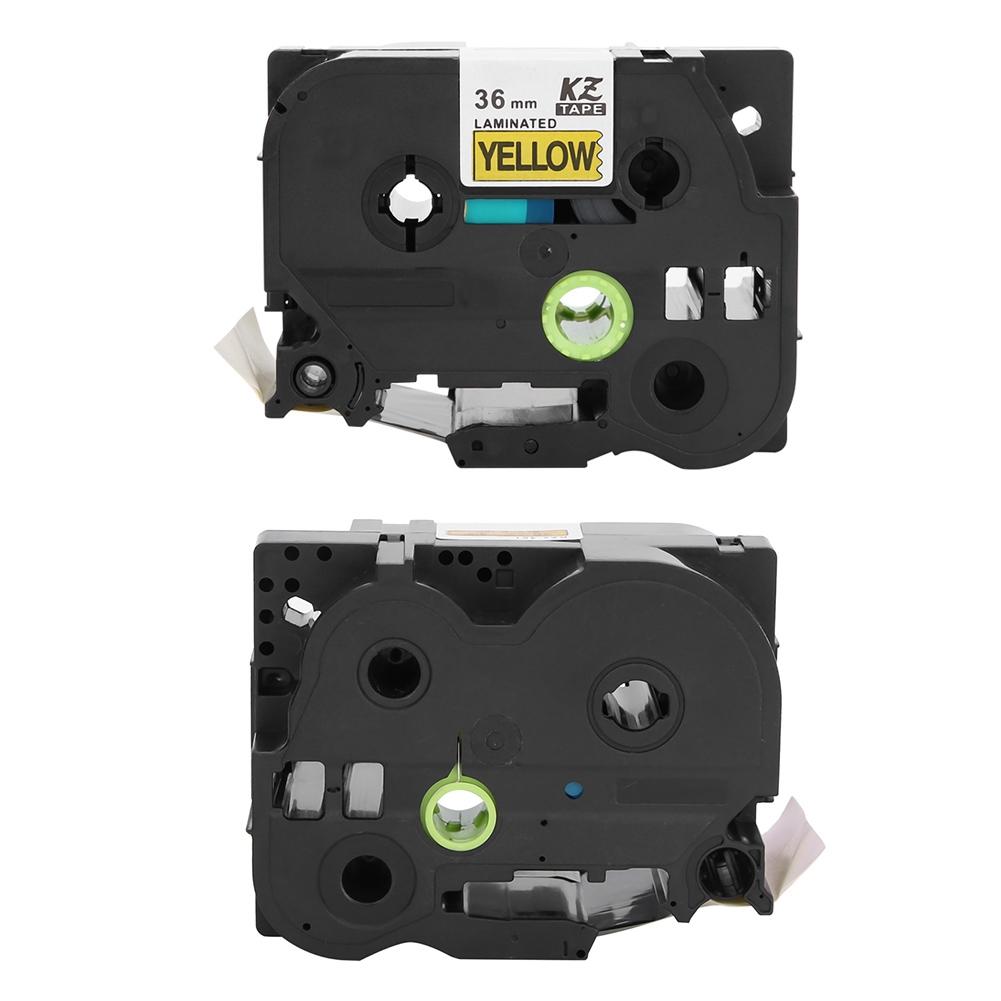 36mm Label Maker Laminated Label Tape Fit for   PT-9700PC PT-9800PCN PT-3600