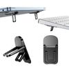 Aluminium Alloy Holder Adjustable Folding Laptop Stand Mini Legs Ultra-thin Portable for Mac Huawei Notebook Cooling Holder Feet Invisible Bracket