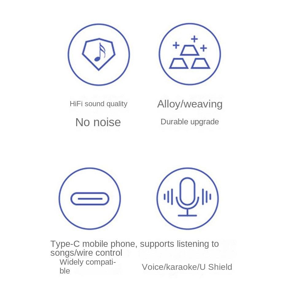Аудиокабель Type-C 3 5 Jack Аудиокабель USB C на 3,5 мм Jack Адаптер для наушников/телефона