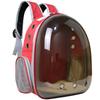 Pet Space Capsule Backpack: Large Capacity, Breathable Cat & Small Dog Carrier with Front Chest and Double Shoulder Straps.