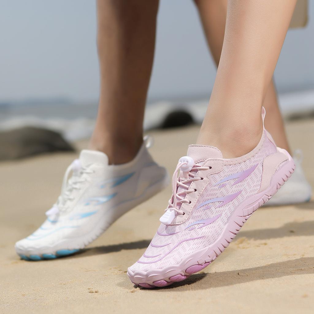 Новая пара плавательных тапочек с мягкой подошвой, нескользящие, для улицы, дышащие, повседневные пляжные туфли, фитнес-кроссовки