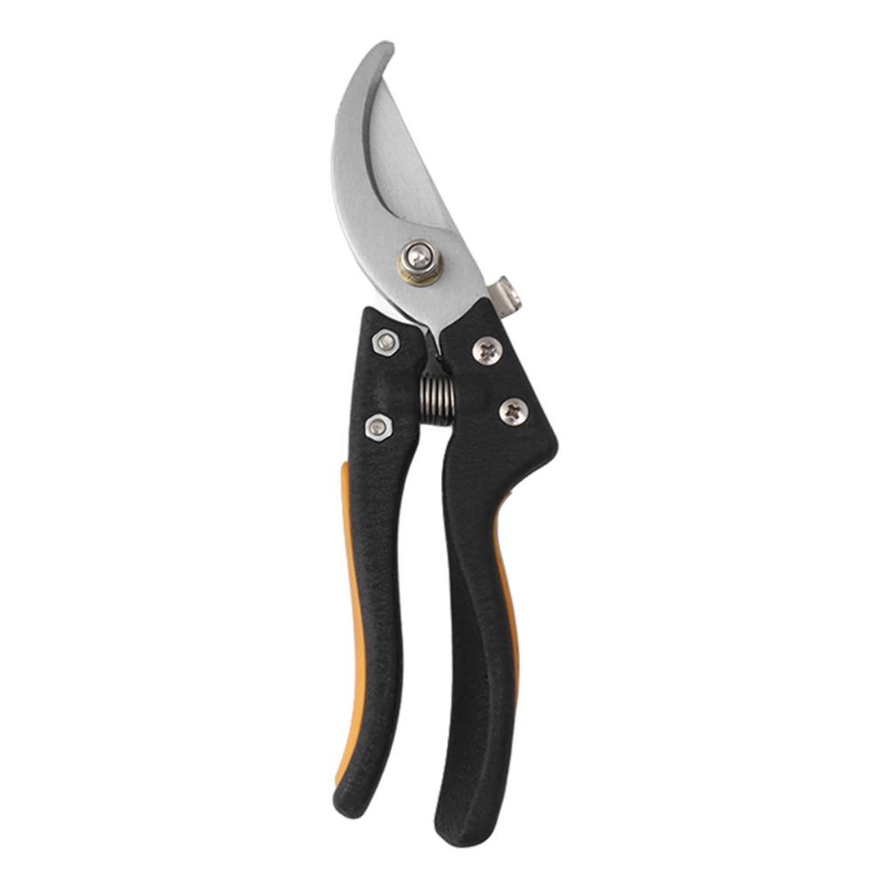 Steel Garden Shears Black and Yellow Gardening Scissors Durable Garden Clippers