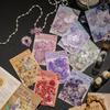 40 Pcs INS Beautiful Flowers Stickers Pack Stick Labels Decorative Diary Album Scrapbooking Material Junk Journal Supplies