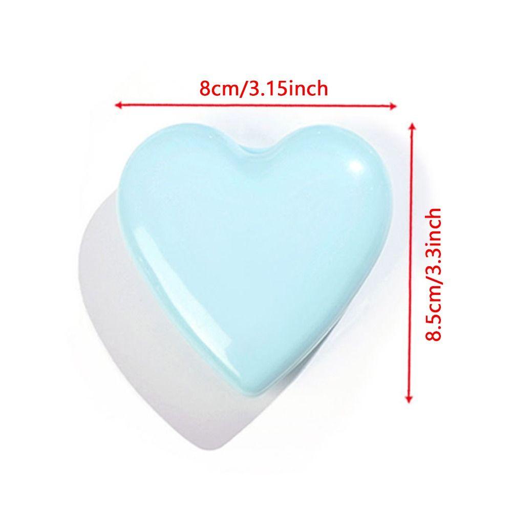 Candy Color Folding Airbag Comb Anti-static Massage Comb Heart Hair Comb with Mirror  Women Girl