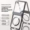 For Samsung Galaxy Z Flip7 5G Magnetic Case Hard PC+Acrylic Phone Cover with HD Rear Small Screen Protector