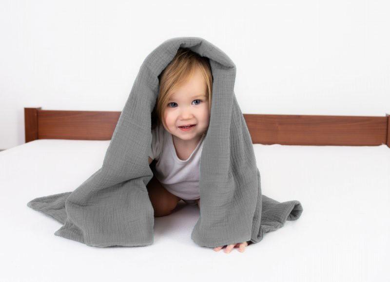 Muslin blanket in a box 75x100