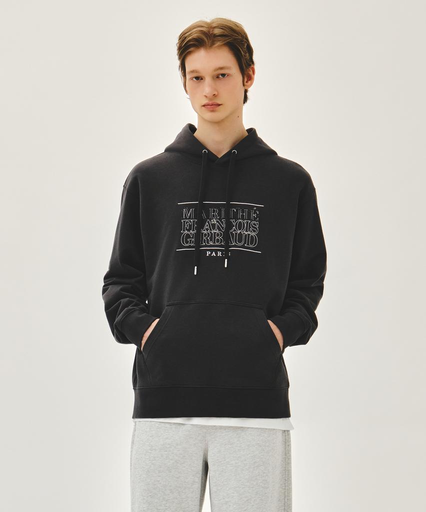 Толстовка с капюшоном Marith + Franois Girbaud Classic Logo Applique Mix Угольный