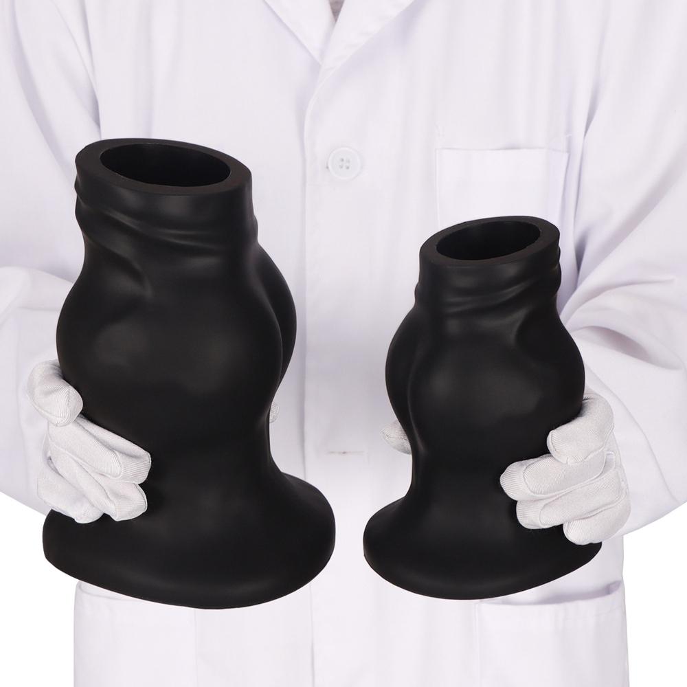 Премиальный полый анальный плаг из жидкого силикона - Мягкий дизайн кулака, анальная секс-игрушка для мужчин и женщин, расширитель анального отверстия для анальных тренировок и сольной игры