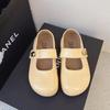 Xiaoxiangfeng Single Shoes 2025 New Doudou Shoes Soft-soled Single Shoes Mary Jane Shoes Lightweight and Breathable Grandma Shoes Small Leather Shoes