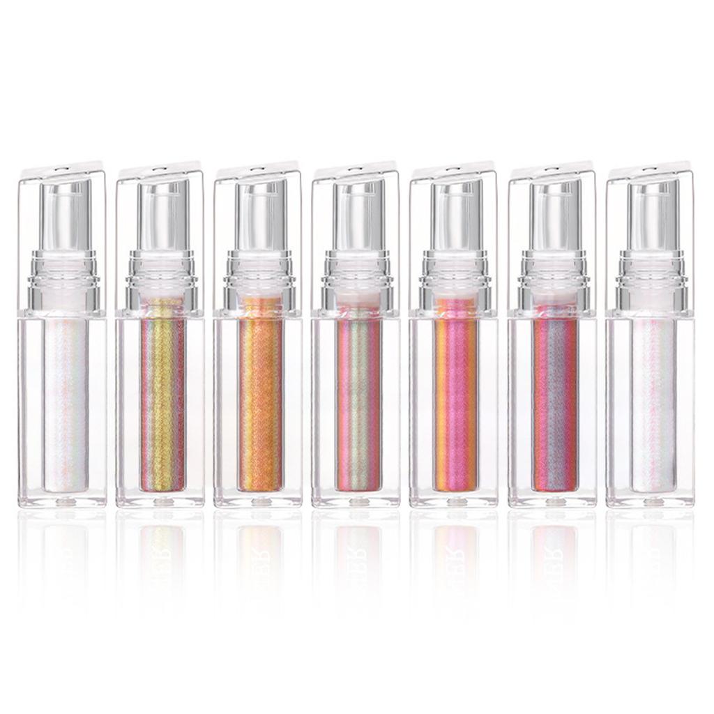 Блестящая жидкая губная помада-хамелеон с бриллиантовым мерцанием, металлический блеск для губ, стойкая водостойкая блестящая губная помада для женщин и девушек, сияние для лица и глаз