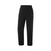 Fitness Series Flat Waist Mid-Rise Woven Sports Casual Pants Men Bottoms Black AYKU731-1