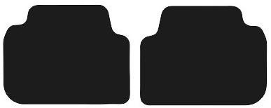 Rear Floor Mats For Mini Clubman F-54 Hatchback 2015
