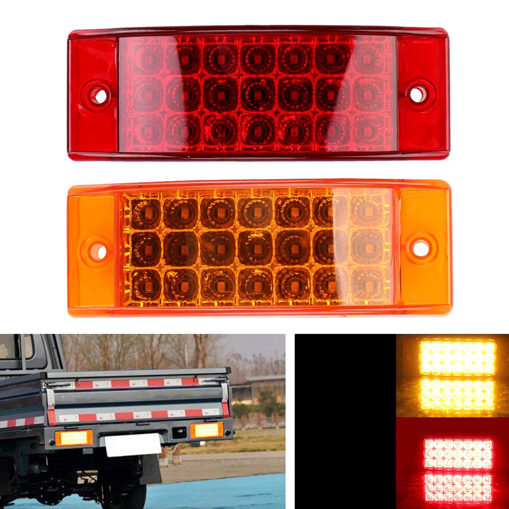 Stop Lamp 21 LED Tail Light Waterproof for Car Truck Lorry Trailer Flowing Indicator Blinker Brake Rear Warning Tailight 12V 24V