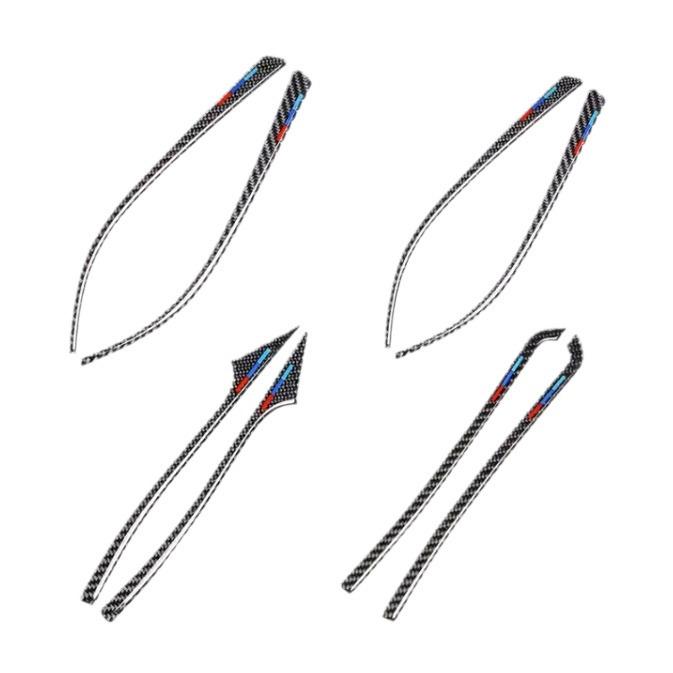 Защита зеркала заднего вида из углеродного волокна для BMW 123 серии, GT, 5 серии, X1, X3, X4, X5, X6 - Защитная декоративная накладка от столкновений и царапин