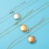 Jewelry Gift Necklaces Round Photo Frames Pendant Creative Photo Picture Locket  For Women
