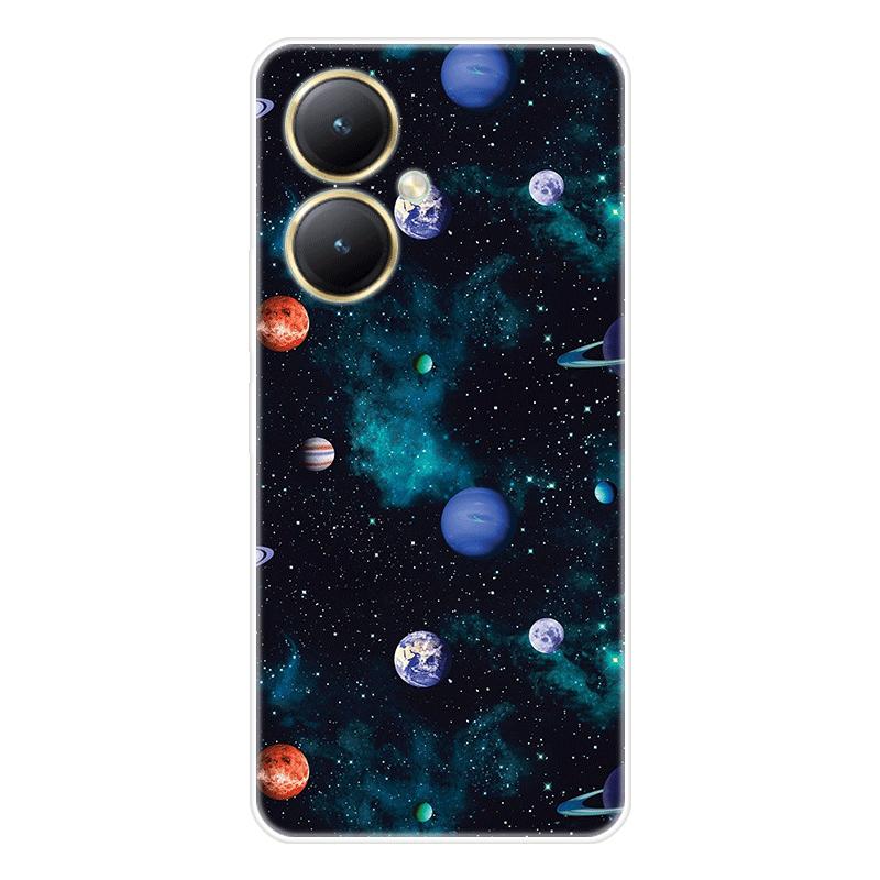 Для Vivo Y27 4G Y 27 5G чехол Мягкая силиконовая задняя крышка Чехол для телефона с рисунком из мультфильма Разнообразие