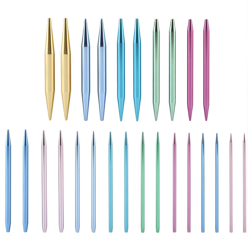 Interchangeable Aluminum Circular Knitting Needle Sets
