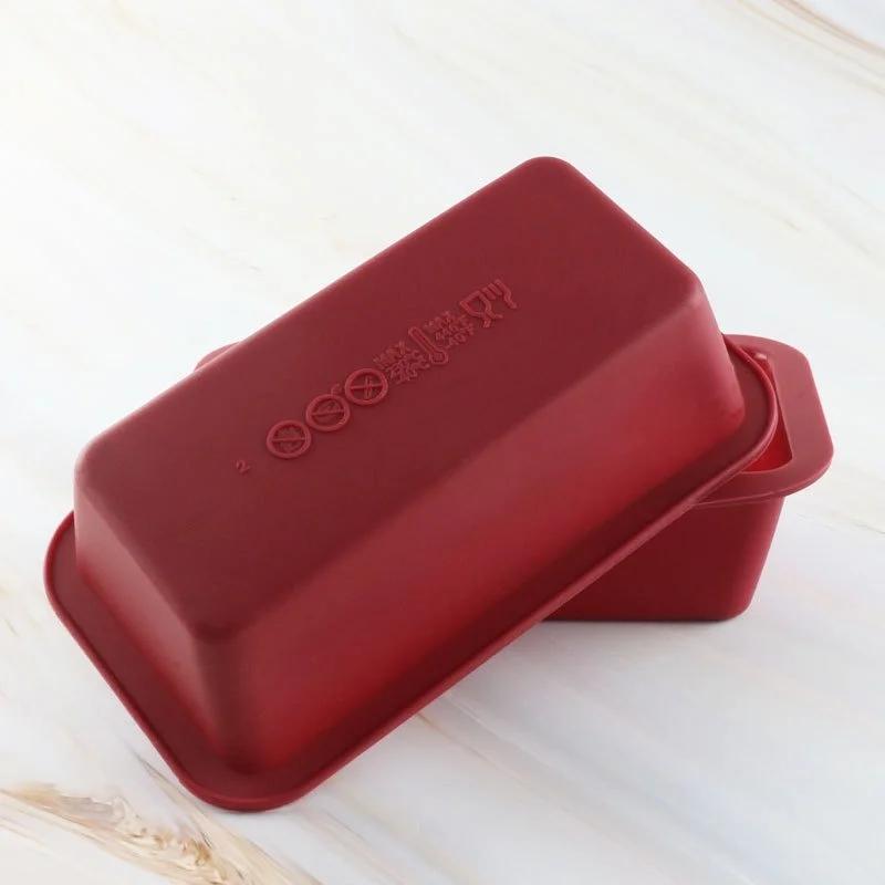 Силиконовые формы для выпечки, антипригарные прямоугольные формы для торта, мини-формы для хлеба, легкосъемные формы для тостов, кухонные принадлежности, кондитерский инструмент