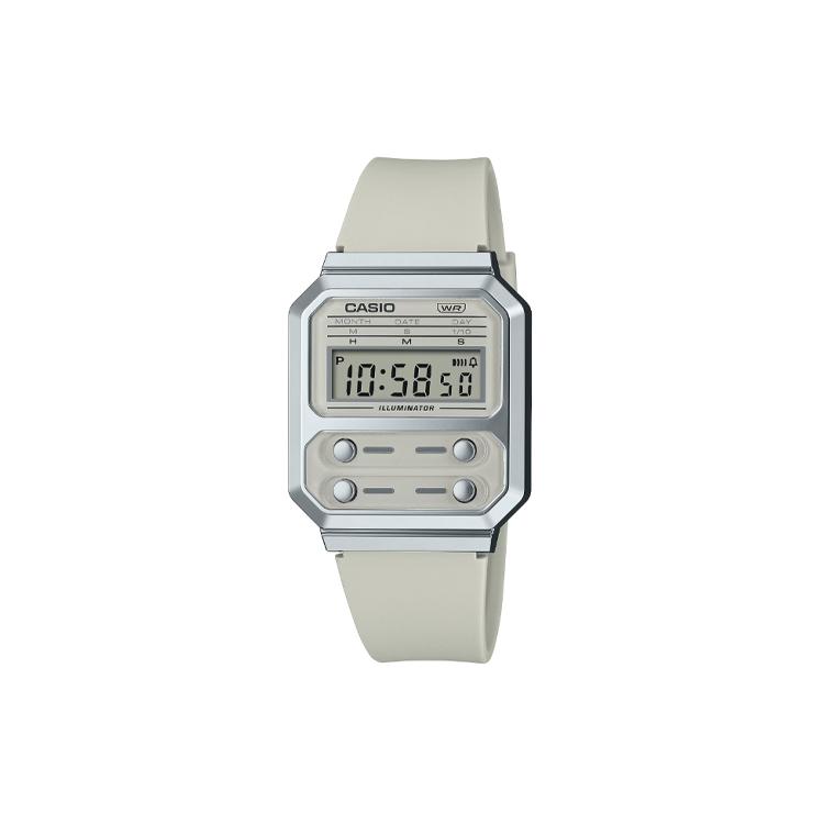 Casio Мужские часы VINTAGE Series Серые A100WEF-8A A100WEF-8A