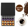 Coffee Pod Storage Drawer 36 Capacity Iron Capsule Organize Holder Drawer for Home Cafe  