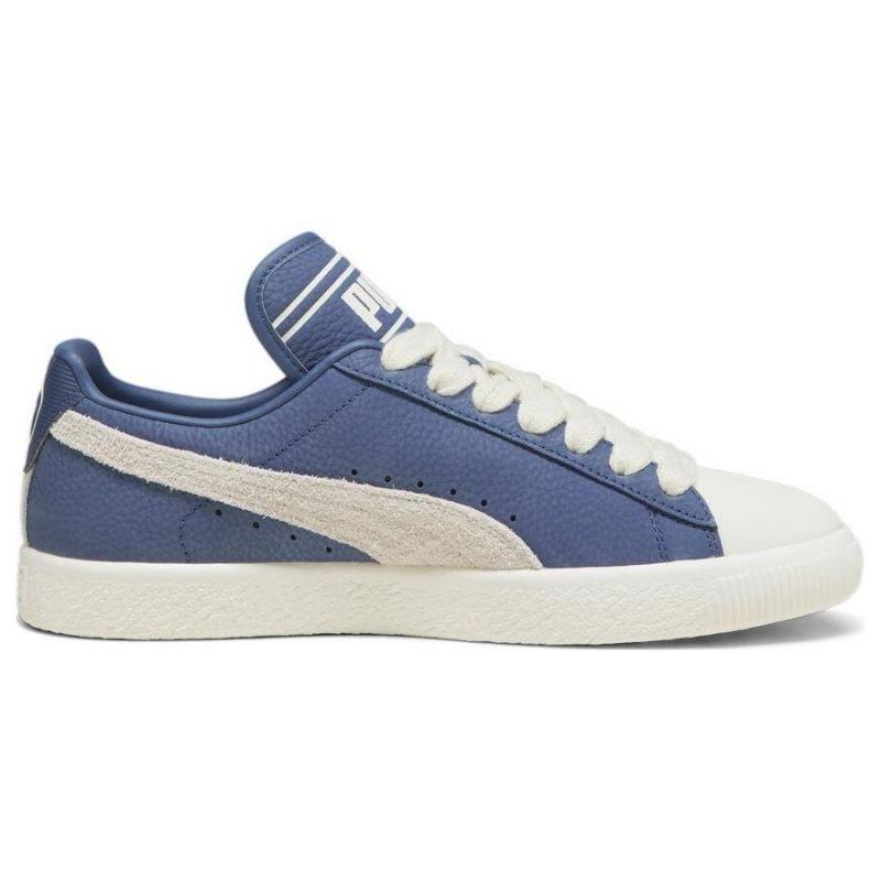 Кроссовки Rhuigi Villasenor x PUMA Clyde 50 Унисекс Низкие Сине-Белые 393305-02